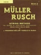 Muller Rusch String Method Vol. 2 Violin string method book cover